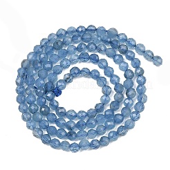 Brins de perles d'aigue-marine bleu diable naturel&nbsp;GG-CBAF158-D01-05