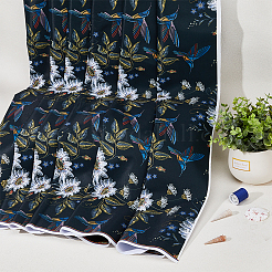 Цветочная полиэфирная ткань DIY-WH0410-98