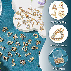 52 pieza de 52 estilos de dijes de rhinestone de aleación&nbsp;FIND-TA0010-78