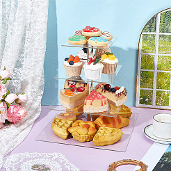 4-stöckige Acryl-Dessert-Display-Etagen&nbsp;ODIS-WH0079-093