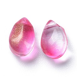 Прозрачные стеклянные амулеты GGLA-M004-05B-04