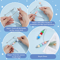 30 шт. закладки-крючки из сплава&nbsp;AJEW-ME0002-46