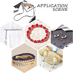 100 шт. 201 бусины из нержавеющей стали STAS-UN0025-23