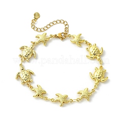2 Stück Armband aus 304 Edelstahl-Gliederketten für Damen&nbsp;BJEW-JB13763
