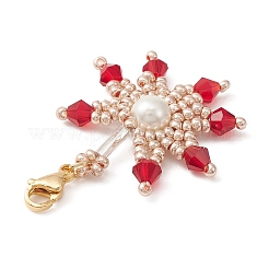 Подвески из стеклянного бисера HJEW-MZ00026