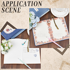 12 шт. 3 стиля тибетский стиль сплав закладки фурнитура с петлей FIND-SC0006-61