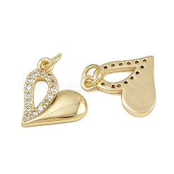 Латунные микро проложить кубического циркония подвески&nbsp;ZIRC-I367-11G-07