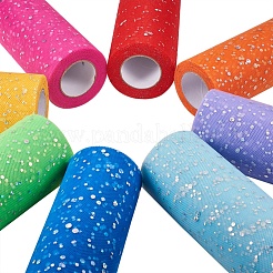 Rubans de maille déco à paillettes scintillantes&nbsp;OCOR-BC0008-30