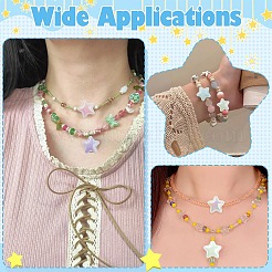 20шт акриловые бусины с УФ-покрытием&nbsp;MACR-YW0004-23