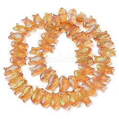 Гальванизируйте прозрачное стекло бисер нитей EGLA-C007-09B