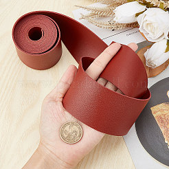 2 м плоский двусторонний ремешок из искусственной кожи с рисунком личи&nbsp;LC-WH0010-01C-03