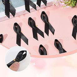 100 épingle à revers en nylon avec ruban de sensibilisation pour vêtements et sacs à dos&nbsp;JEWB-GL0001-03A