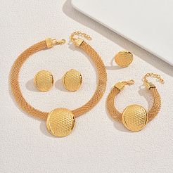 Комплекты из плоских круглых браслетов BE8304