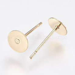 Фурнитура для сережек-гвоздиков из нержавеющей стали 304 STAS-G174-15G