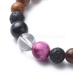 Изготовление браслетов из деревянных бусин&nbsp;BJEW-PH00009-04