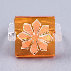 Кольца из прозрачной смолы RJEW-T017-02