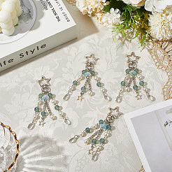 4 шт. подвеска в виде медузы из акрила и АБС-пластика&nbsp;KEYC-SP0001-32A