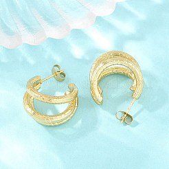 Orecchini a bottone in acciaio inossidabile 304 per donna&nbsp;SA-CBAB549-07G