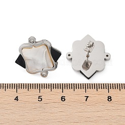 Серьги-гвоздики из нержавеющей стали 304 со стразами&nbsp;EJEW-Z089-05P