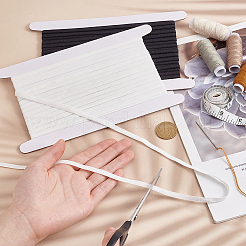 2 шт. 2-цветный плоский нейлоновый эластичный шнур OCOR-MA0001-19