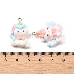 Pendentifs en résine opaque&nbsp;LS-CRES-D313-09P