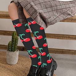 Calcetines largos de poliéster&nbsp;AJEW-WH20054-035
