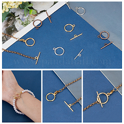 Сплавочные застежка тоггл тибетского стиля TIBE-PH0004-01-NR