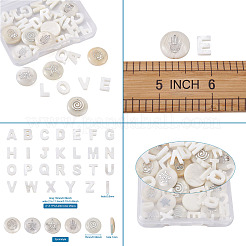 Бусины из натуральных пресноводных ракушек SHEL-TA0001-01