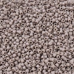 MIYUKIデリカビーズ  シリンダー  日本製シードビーズ  11/0  （db2305)マット不透明グレーズドベージュab  1.3x1.6mm  穴：0.8mm  約2000PCS /ボトル  10 G /ボトル&nbsp;SEED-JP0008-DB2305