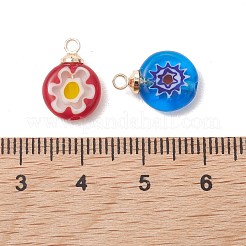 Manuelle Bunte Malerei Anhänger & Charms&nbsp;PALLOY-JF05245