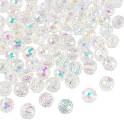 80 шт. стеклянные бусины с полурадужным покрытием EGLA-TA0013-04A