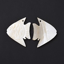 Подвеска из натуральной пресноводной раковины SHEL-H001-02