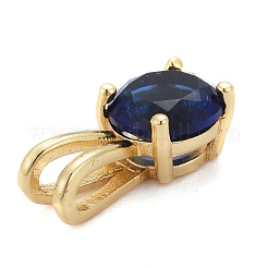 Латунные микро проложить кубического циркония подвески KK-P192-04