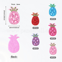 20 pieza de parches de rhinestone de 5 colores&nbsp;PATC-TA0001-07A