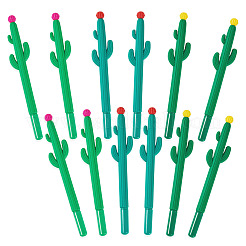 15шт 3-х цветная резиновая гелевая ручка «Кактус»&nbsp;AJEW-TA0002-67