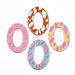 Непрозрачные печатные акриловые подвески&nbsp;MACR-N011-006