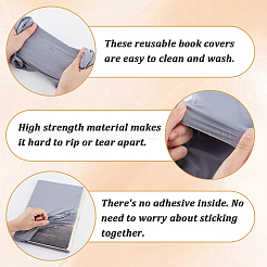 Обложки для книг из эластичной ткани&nbsp;AJEW-WH20010-22E