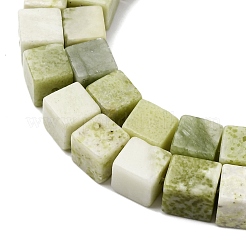 Природного нефрита нитей бисера G-B155-C06-8x8mm