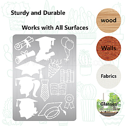 Трафареты для штампов из нержавеющей стали DIY-WH0289-021