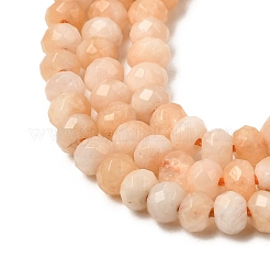 Окрашенная натуральная малайзия жадеит бусины пряди&nbsp;G-E316-2x4mm-36