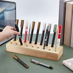 Подставка для ручек из дерева&nbsp;AJEW-WH0661-65