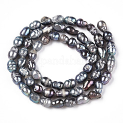 Нити из натурального культивированного пресноводного жемчуга PEAR-Q009-02