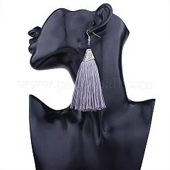 Orecchini pendenti nappa&nbsp;EJEW-P109-J03