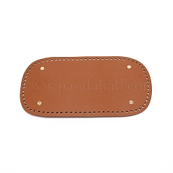 Cuir pu avec fond ovale en fer&nbsp;LS-FIND-WH0091-16A-02