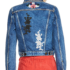 2 пара цветочных узоров из полиэстера с компьютерной вышивкой на ткани для пришивания аппликаций&nbsp;PATC-HS0001-09