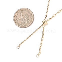 Изготовление ожерелий со скрепками из нержавеющей стали 304&nbsp;AJEW-JB01526