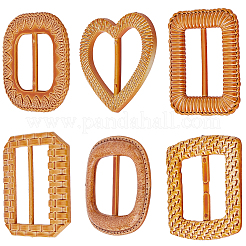 6 stücke 6 arten kunststoff schnallen&nbsp;DIY-GF0013-13