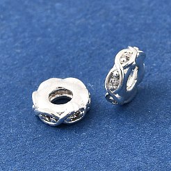 Латунные микропаве из прозрачного кубического циркония KK-K300-06B-S