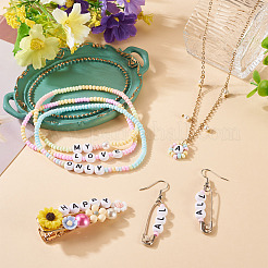 500шт акриловые бусины&nbsp;SACR-TA0001-55O