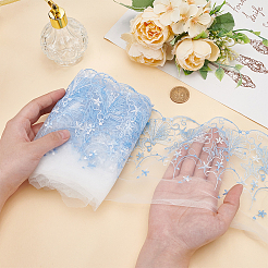 5 ярд полиэстеровой кружевной ленты с вышивкой&nbsp;OCOR-BC0006-66A